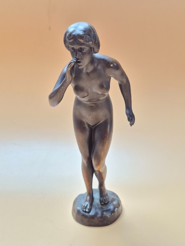 Bronzefigur statue rieder akt - statue,