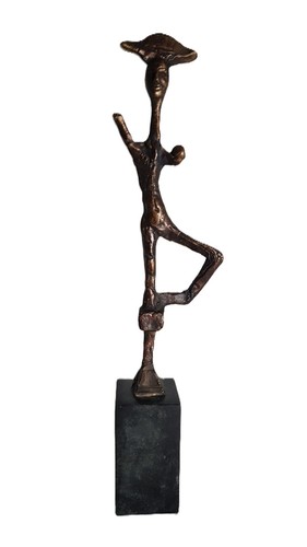 Expressive bronze skulptur - bronze,