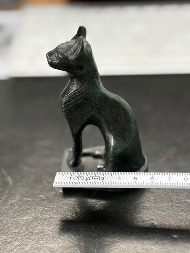 Skulptur bastetkatze bronze - "bastetkatze",,