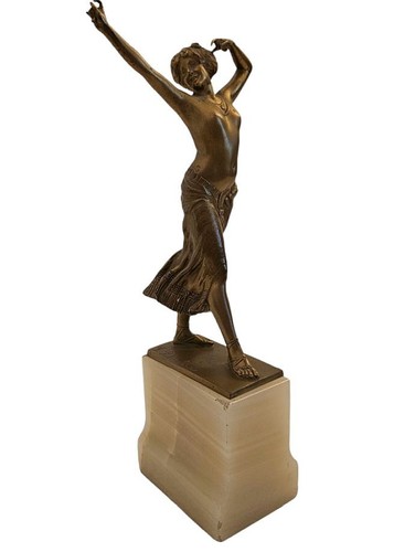 Jugendstil bronze figur - jugendstil, bronze-figur