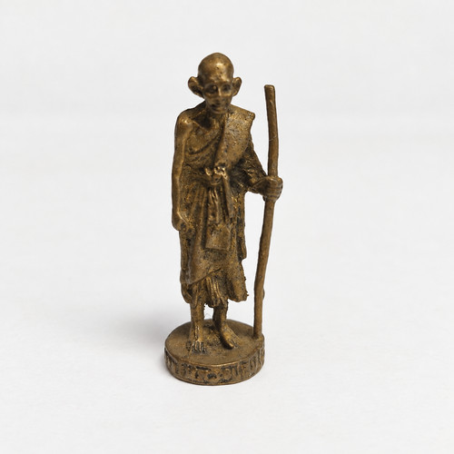 Alte metallfigur mönch - –,