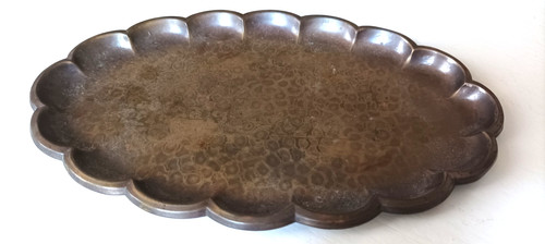 Kleines bronze tablett - bronze,