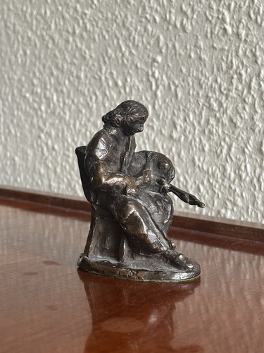 Vintage myron bronze - myron, bronze-figur