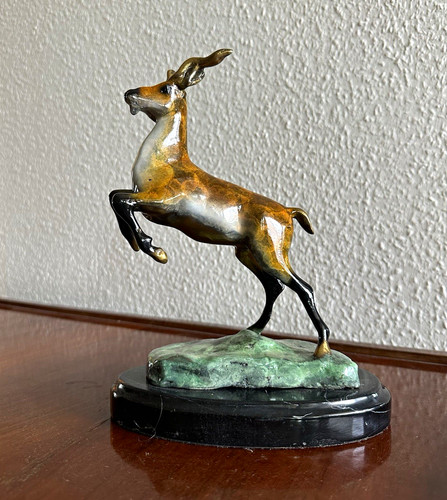 Antike bronzefigur gazelle - antike,