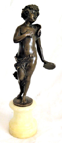 Alte halb akt bronze - halb, skulptur