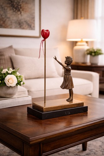 Bronze skulptur balloon - skulptur,