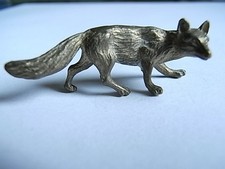 Bronze kleine Figur Fuchs
