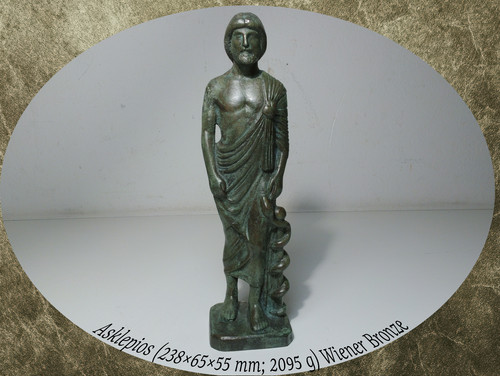 Gussskulptur asklepios - gussskulptur,