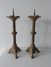 Stehleuchter, paar, Bronze