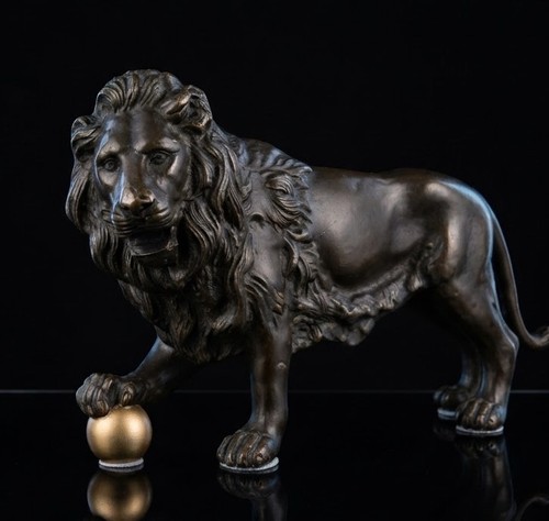 Antik bronze skulptur löwe - bronze,