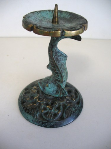 Bronze kerzenständer - kerzenständer, in