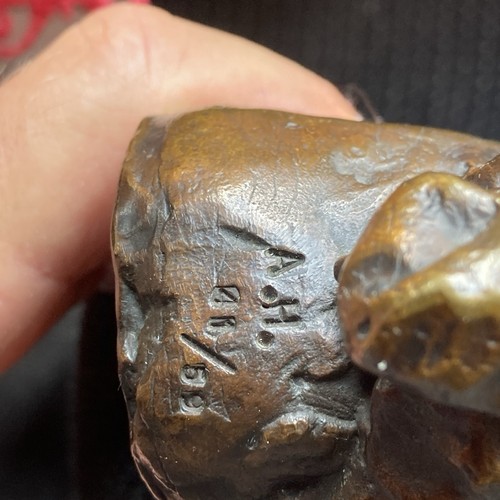 Bronzefigur von hrdlicka - a.,