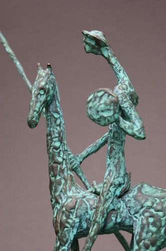 Signierte bronze skulptur - ,