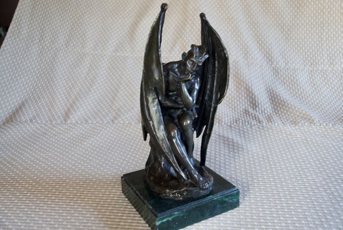 Bronze skulptur geflügelter - bronze,