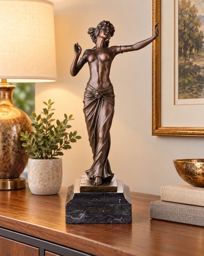 Bronze skulptur tänzerin - bronze,