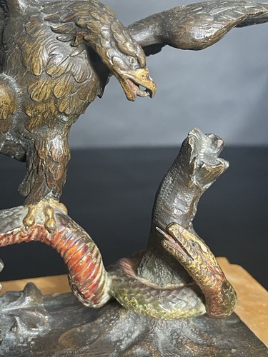 Antike bronze statue - antike, schlange