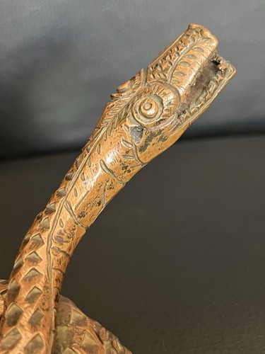 Art deco bronze - art, schlange