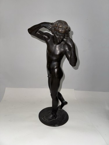 Signierte bronze aktfigur - bronze,