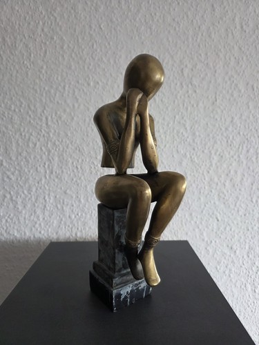 Moderne bronze skulptur der - moderne,