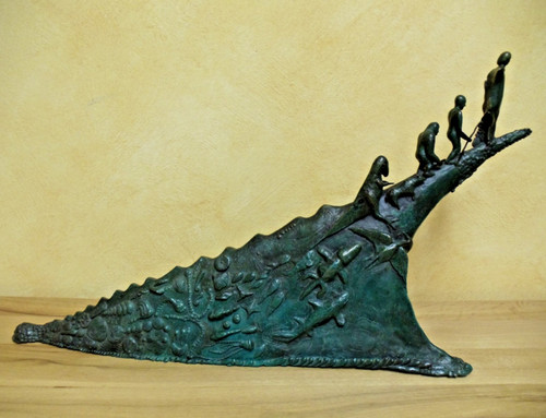 Bronze skulptur signiert - skulptur,