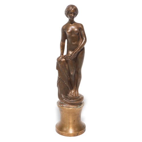 Antike bronze frauen skulptur - bronze,