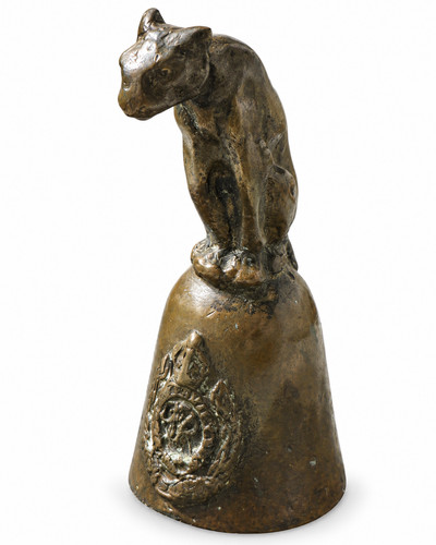 Antike bronze tischglocke - antike, mit