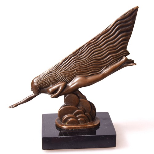 Bronzefigur komet bronze - bronzefigur,
