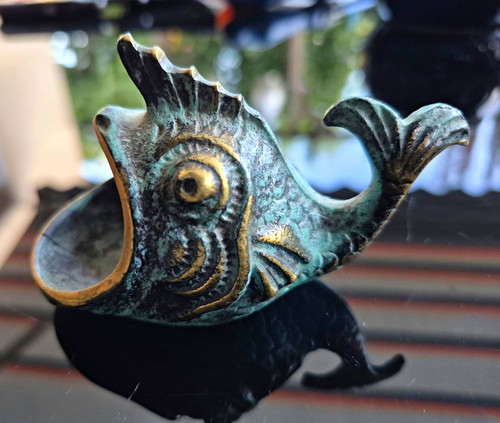 Aschenbecher aus bronze von - aschenbecher,