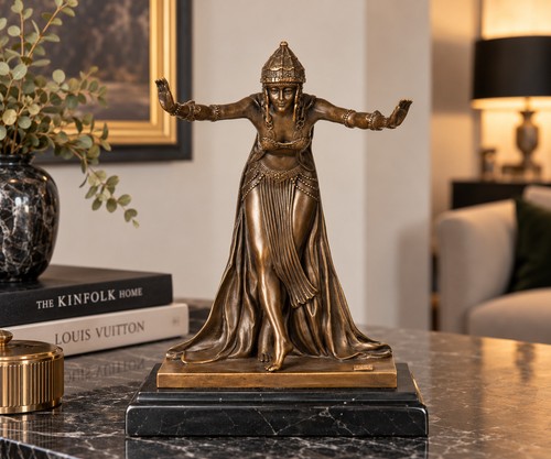 Bronze skulptur tänzerin mit - tänzerin,