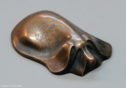 Kleine bronze hund finger - kleine,