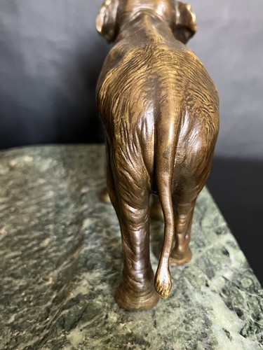Antike bronze skulptur elefant - bronze,