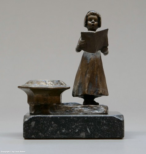 Bronze figur singendes - bronze,