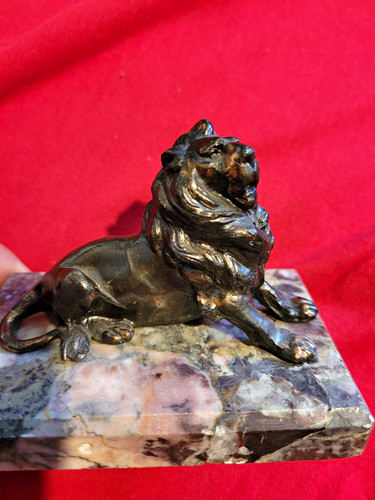 Bronze figur skulptur löwe - bronze-figur,
