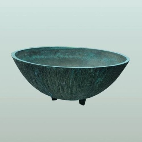 Schwere bronze schale garten - schwere, bronze-schale,
