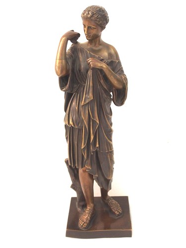Bronze skulptur nach diana von - nach,