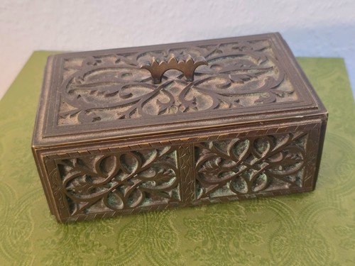 Antike bronze schatulle - bronze-schatulle, mit