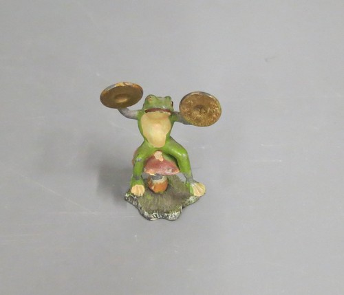 Frosch musiker beckenspieler - frosch,