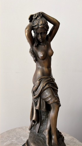 Bronze nymphe jugendstil - nymphe,