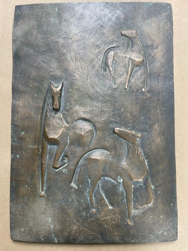 Großes bronze relief - großes,