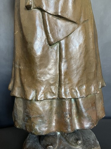 Antike bronze statue - bronze,