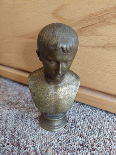 Antike bronze messing büste - antike,