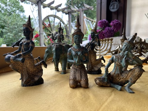 Bronze figur thailändischer - bronze-figur,,