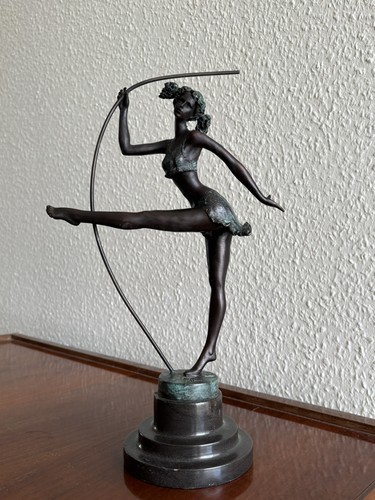 Milo bronze figur tänzerin - milo,