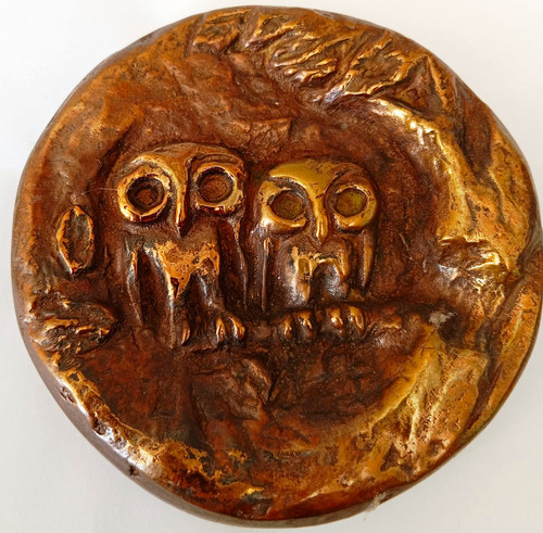 5er set bronze wandbilder von - 5er, bronze-wandbilder