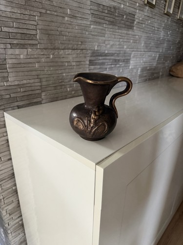 Jugendstil bronze krug vase - jugendstil,