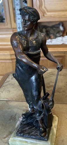 Bronze figur 1950 - bronze,