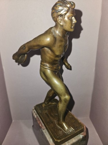 Bronzefigur diskuswerfer - bronzefigur,,