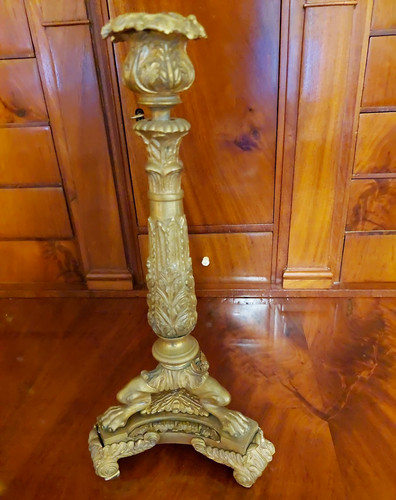 Bronze kerzenleuchter - bronze,
