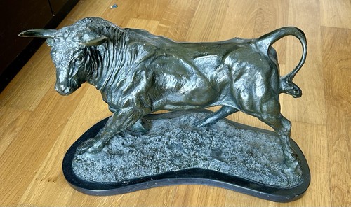 Bronze stierfigur 25cm höhe - stierfigur,,