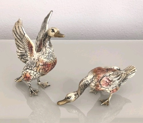 Antike bronze figuren gänse - bronze,